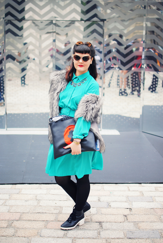 LFW Streetstyle – Heather at Somerset House